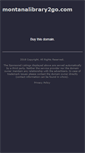 Mobile Screenshot of montanalibrary2go.com
